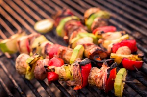 BBQ Prawn And Chicken Skewers