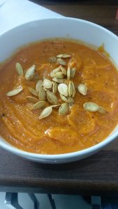 Curried Pumpkin And Red Lentil Soup