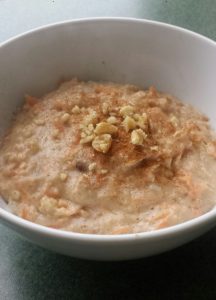 carrot cake porridge