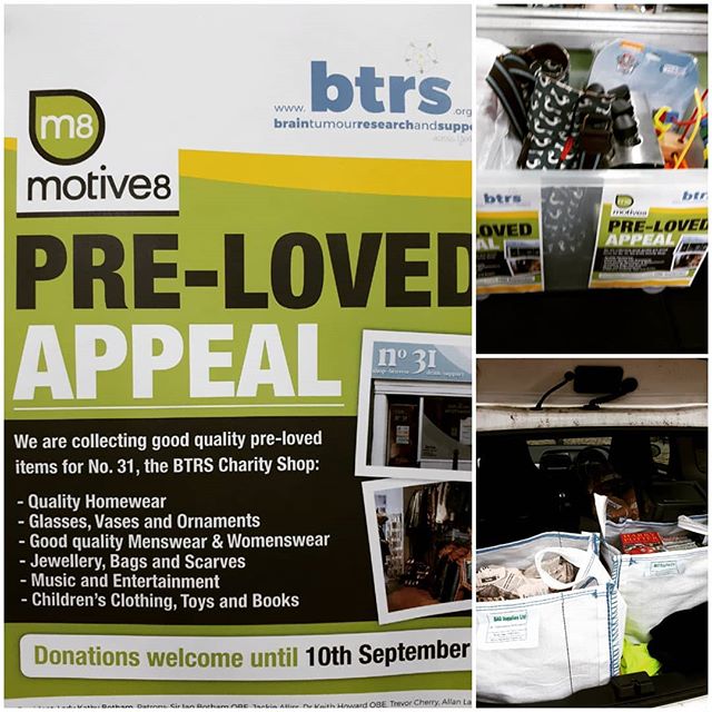 Our pre-loved appeal is getting a great response!! Thank you to everyone who has donated so far. We’re collecting until the 10th Sept – keep it coming!! @btrsacrossyorks #charity #secondhand #secondhandgoods #preloved #donations #generosity