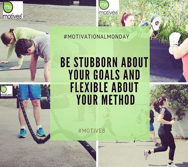 Stick with your goals, but be flexible with how you get to them #goals #goalsmashing #motive8north #motivationalmonday #method #focus #fitness #fitnessgoals #leedsgym